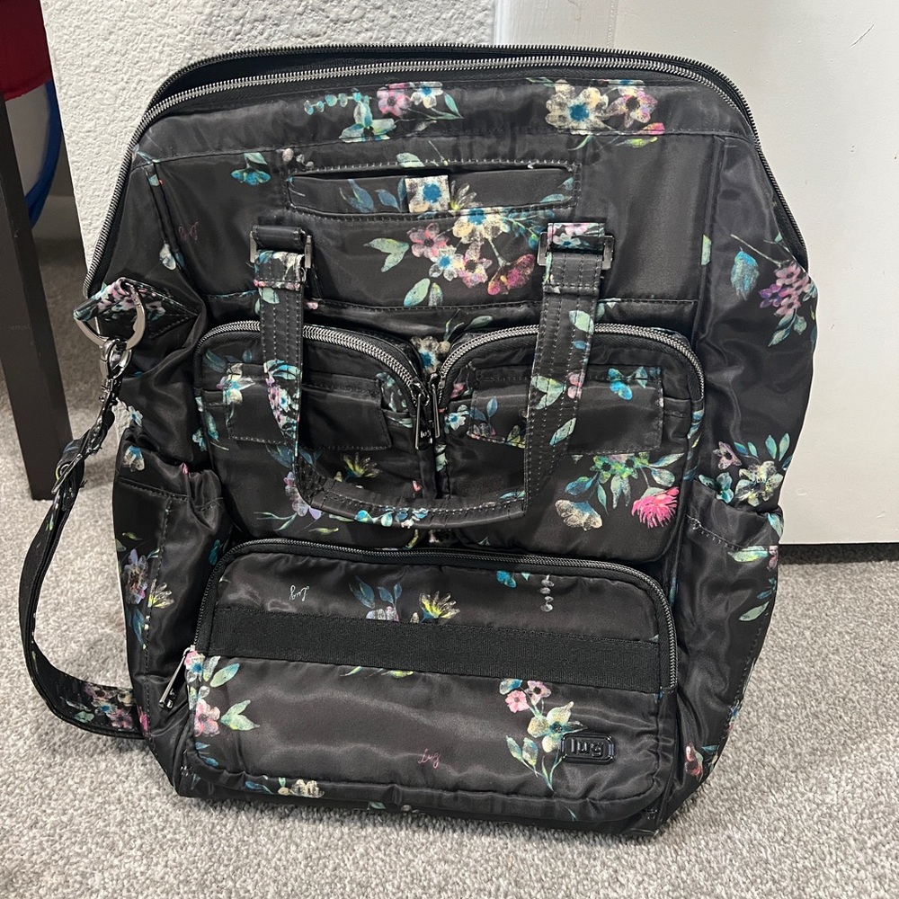 Lug Black Floral Via 2